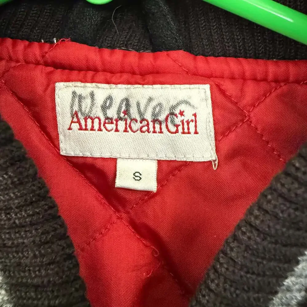 Vintage American‎ Girl Varsity Jacket Youth Wool Blend Coat